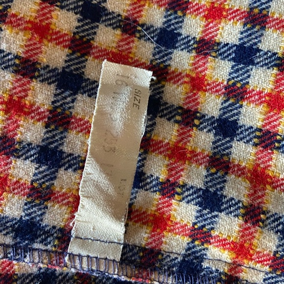 Pendleton Vintage Plaid 100% Wool Button Front Belted 49er Jacket - Picture 8 of 10